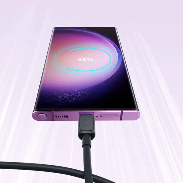 SiGN USB-C - USB-C -kaapeli 100W, 3m - Musta