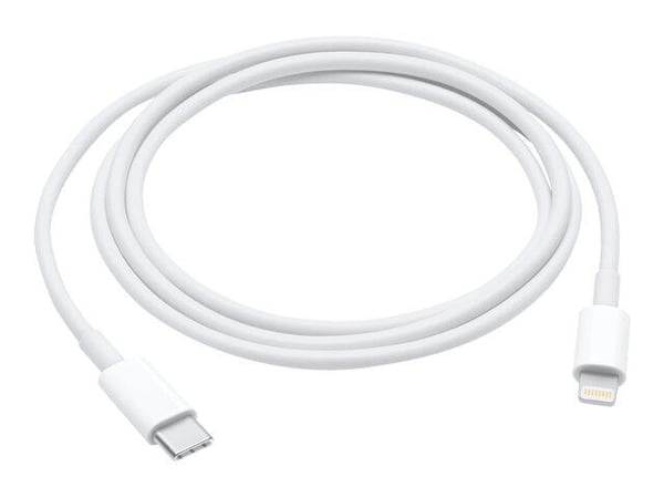 Alkuperäinen Applen Lightning-kaapeli USB-C:hen - 1 m