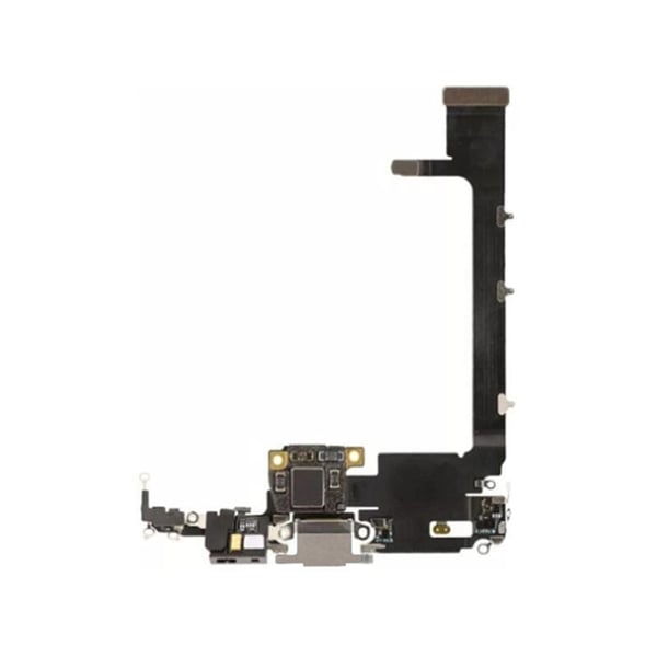 Original iPhone 11 Pro Max Ladekontakt - Sølv