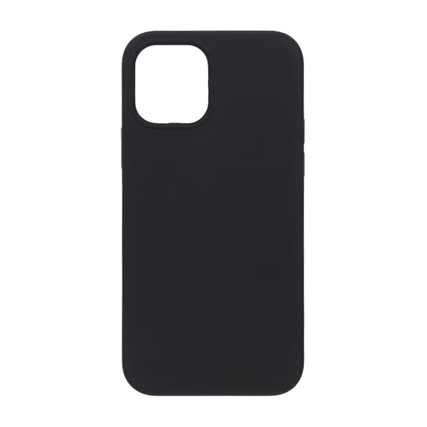 iPhone 12/12 Pro Mobilcover Silikone - Sort