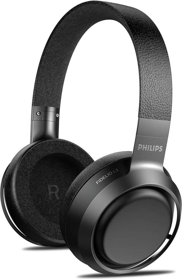 Original Philips Fidelio L3 Trådløse Over-ear Headset - Sort