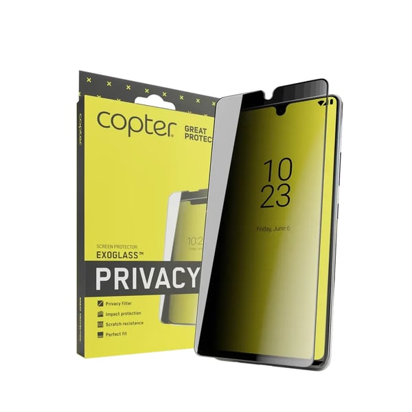 Copter iPhone 16 Pro Privacy Filter Flad Skærmbeskytter