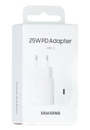 Original Samsung USB-C Væglader 25W PD 3.0 - Hvid