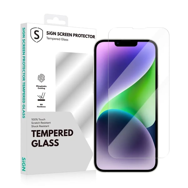 SiGN Karkaistu lasi näytönsuoja iPhone 14 Plus -puhelimelle
