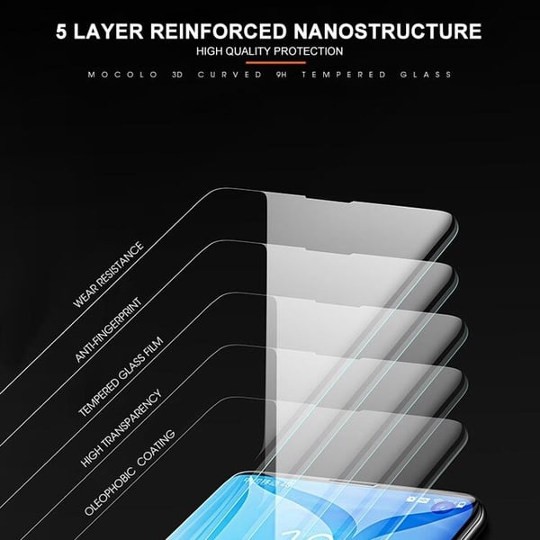 Samsung Galaxy S10 Plus MOCOLO UV 3D Karkaistu Lasinen Näytönsuoja