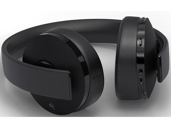 Original Sony PlayStation Gold Trådløse Over-ear Headset - Sort