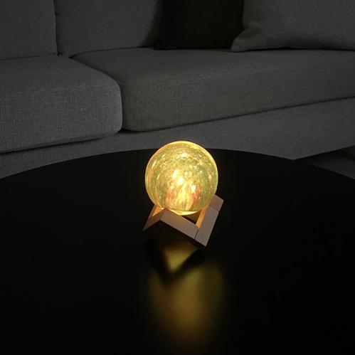 SiGN Månelampe 3D Natlampe - 16 lystilstande