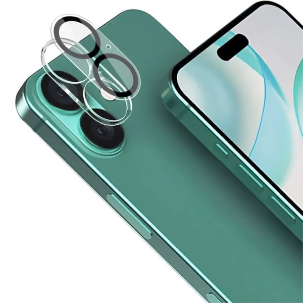 IMAK iPhone 16 / 16 Plus kameralinsebeskyttelse
