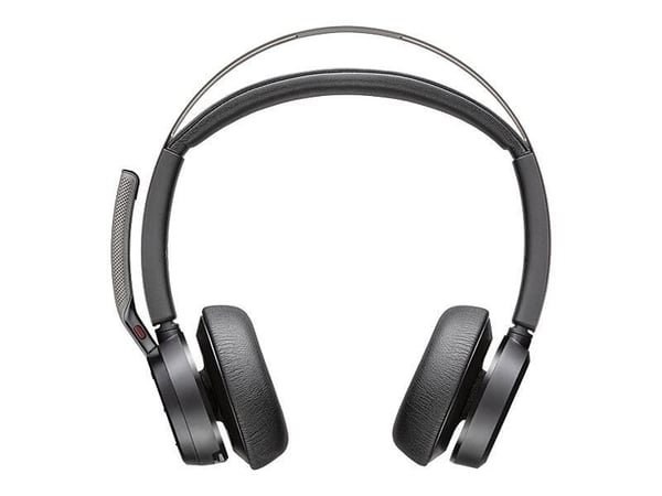 Original Poly Voyager Focus 2 UC MS USB-A On-ear Headset - Svart