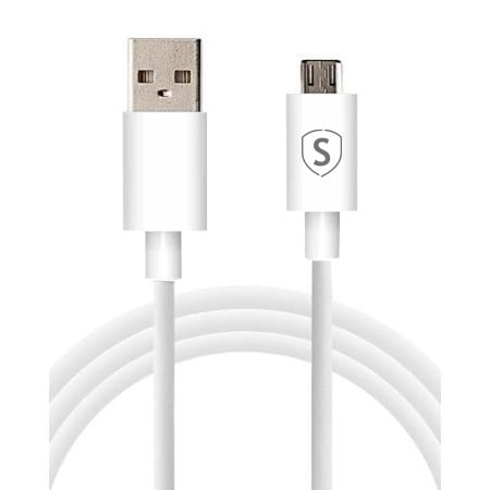 SiGN Pikalatauskaapeli Micro-USB Samsung Galaxy -puhelimelle 120cm - Valkoinen