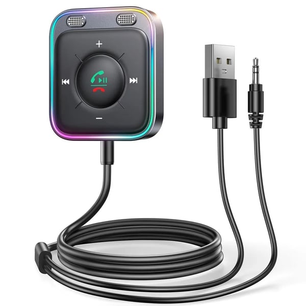 SiGN Aux Bluetooth Audio Adapter för bil - Svart