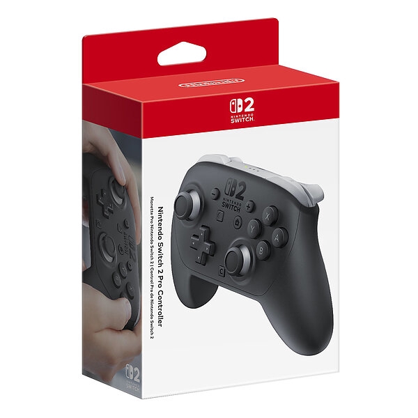 Nintendo Switch 2 Pro Controller 2025 - Musta - Alkuperäinen
