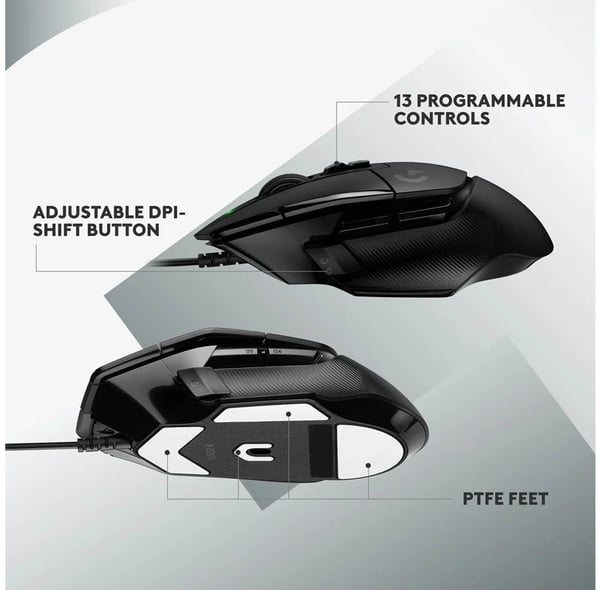 Logitech G502 X Wired Gaming Mouse, Black