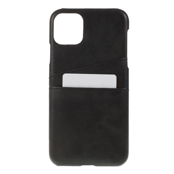 Läderskal Med Kortfack iPhone 11 Pro Max Svart