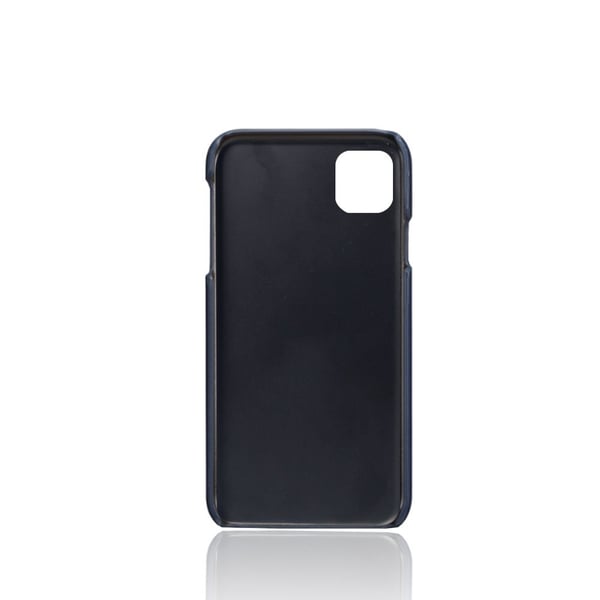Kortfack Läderskal iPhone 11 Pro Mörkblå