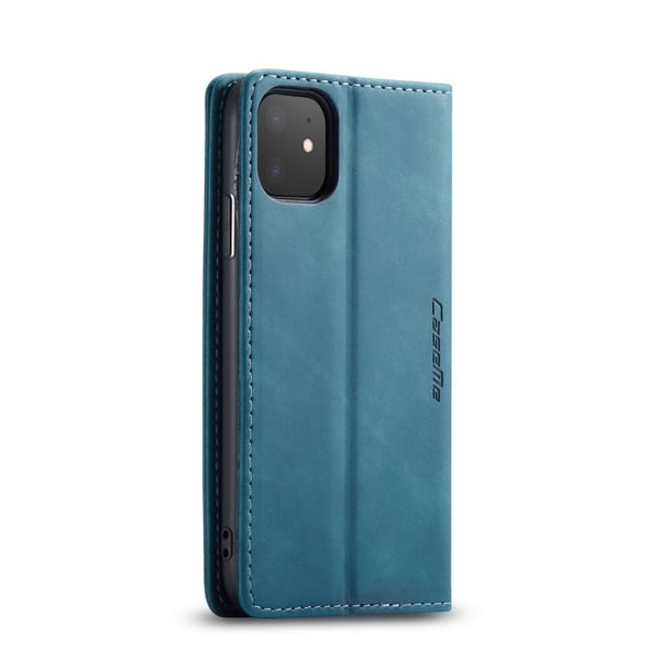 CaseMe Retro Plånboksfodral iPhone 11 Blå