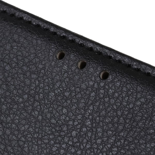 Litchi Skin Classics Läderfodral iPhone 7/8/SE Svart