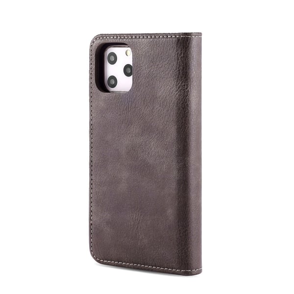 DG.MING 2-in-1 Magnet Wallet iPhone 11 Pro Max Brown