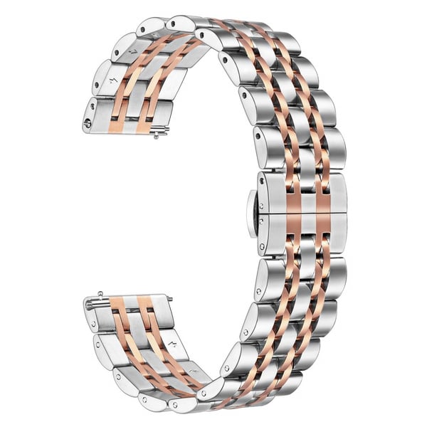 Metallarmband Samsung Galaxy Watch 46mm Rosé Guld/Silver