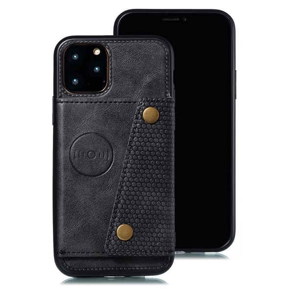 Skal Med Plånbok iPhone 12/12 Pro Svart
