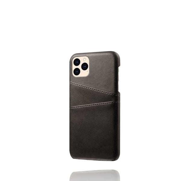 Läderskal Med Kortfack iPhone 12 Mini Svart