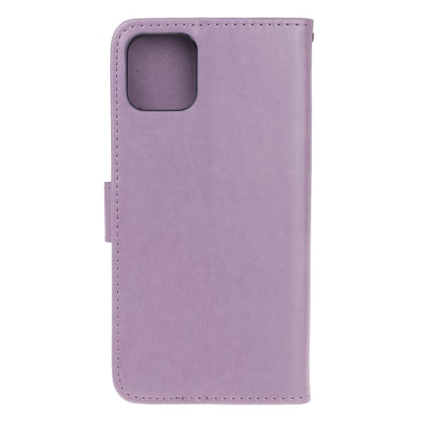 Läderfodral Fjärilar iPhone 11 Lila