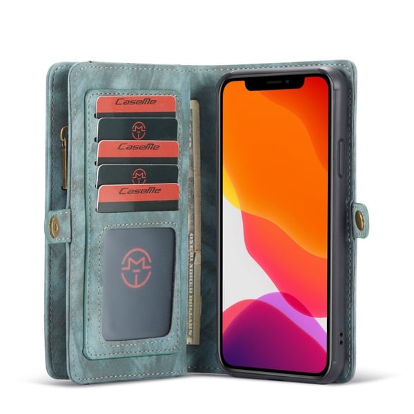 CaseMe Plånboksfodral Multi-Slot iPhone 11 Pro Max Blå