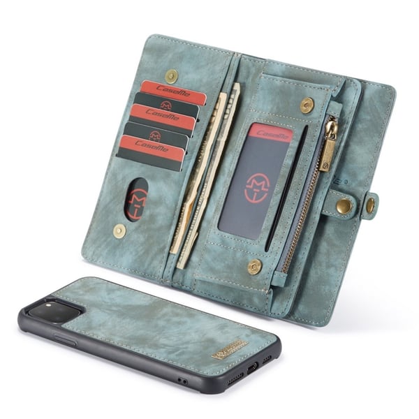 CaseMe Plånboksfodral Multi-Slot iPhone 11 Pro Max Blå
