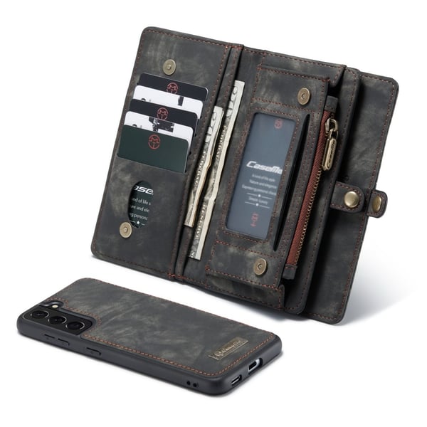 CaseMe Plånboksfodral Multi-Slot Samsung Galaxy S21 Svart