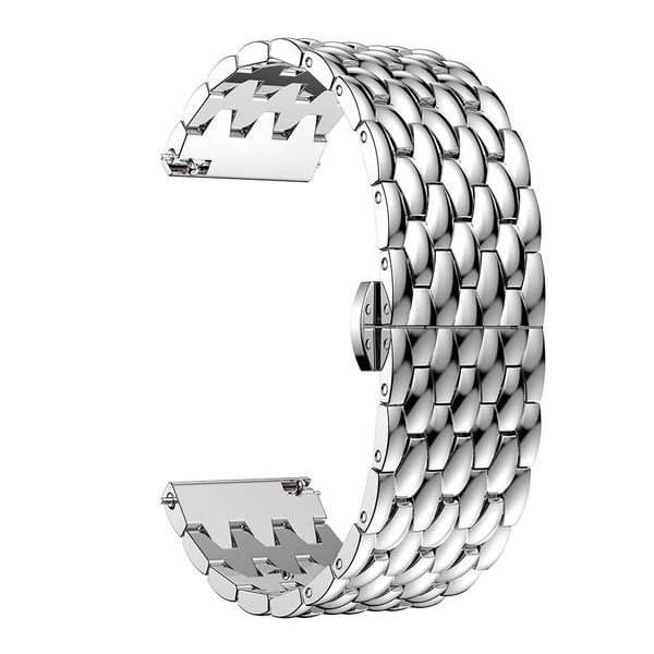 Metallarmband i Fjärilsspänne Samsung Galaxy Watch 46mm Silver