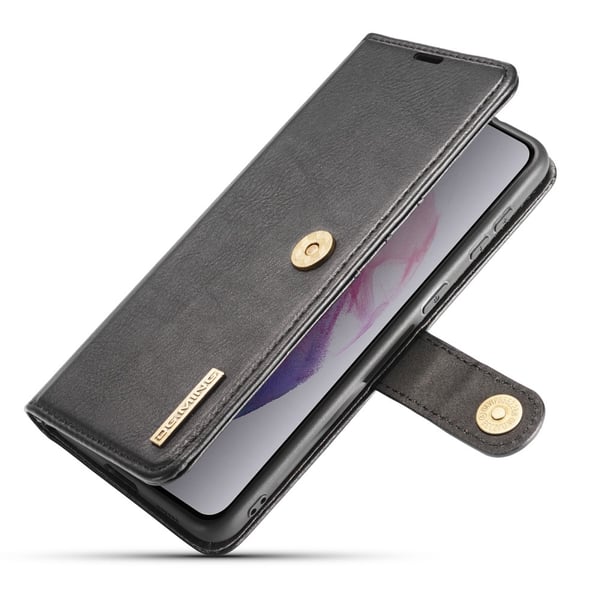 DG.MING 2-in-1 Magnet Wallet Samsung Galaxy S21 Black
