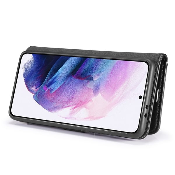 DG.MING 2-in-1 Magnet Wallet Samsung Galaxy S21 Black