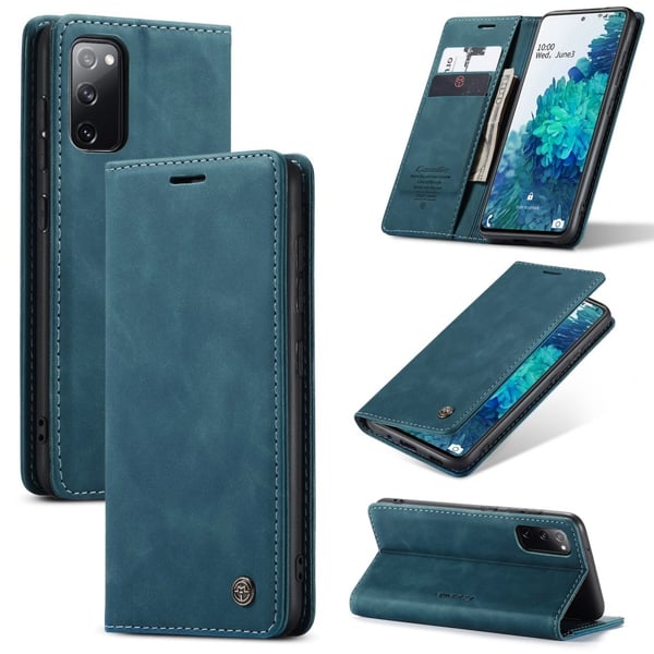 CaseMe Slim Plånboksfodral Galaxy S20 FE Blå