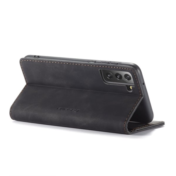 CaseMe Slim Plånboksfodral Samsung Galaxy S21 FE Svart