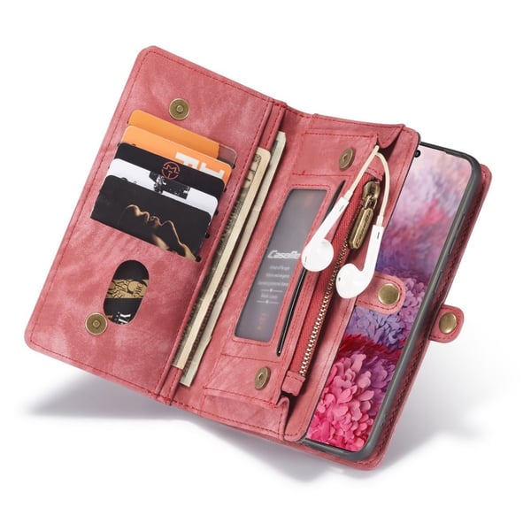 CaseMe Plånboksfodral Multi-Slot Samsung Galaxy S20 Röd