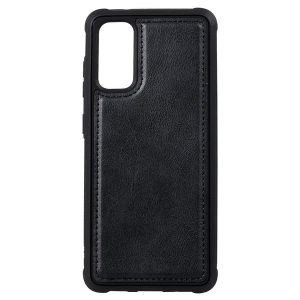 Zipper Magnet Leather Wallet Samsung Galaxy S20 Svart