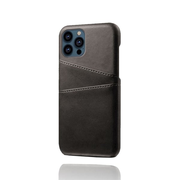 Läderskal Med Kortfack iPhone 13 Pro Max Svart