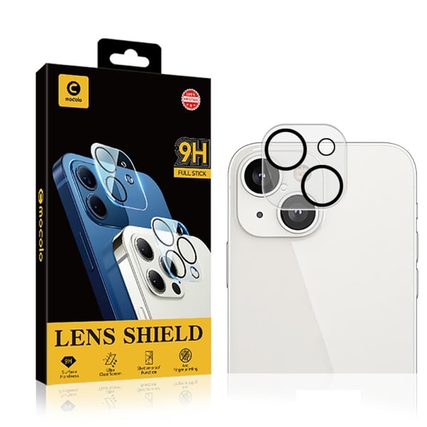 Mocolo 0.2mm Heltäckande Kameraskydd iPhone 13 Mini Härdat Glas