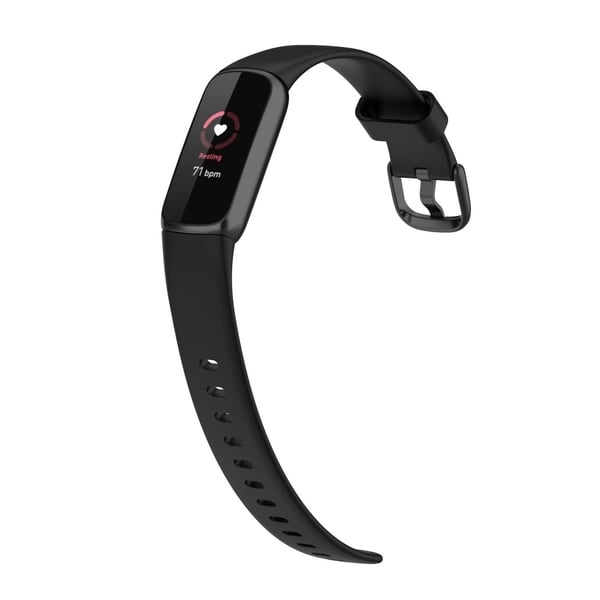 Silikonarmband Fitbit Luxe Svart