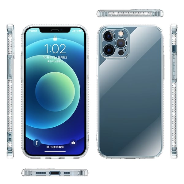 Rhinestone TPU Skal iPhone 13 Transparent