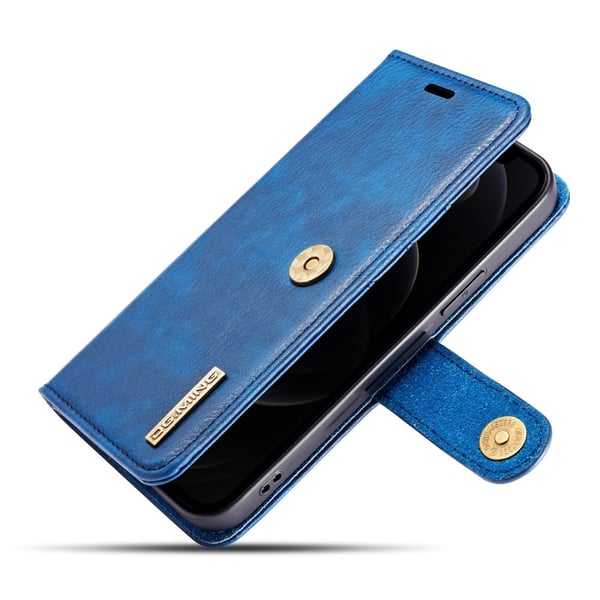 DG.MING 2-in-1 Magnet Wallet iPhone 13 Blue