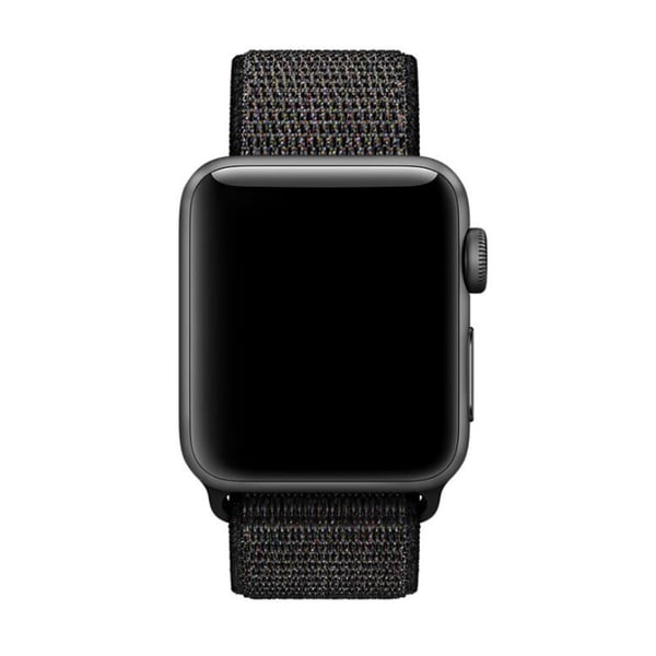 Nylonarmband Apple Watch 42/44/45/49 mm Svart
