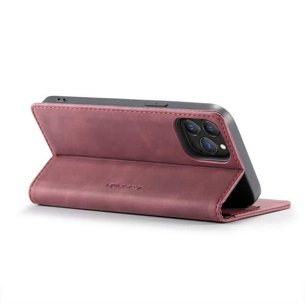 CaseMe Slim Plånboksfodral iPhone 13 Pro Röd