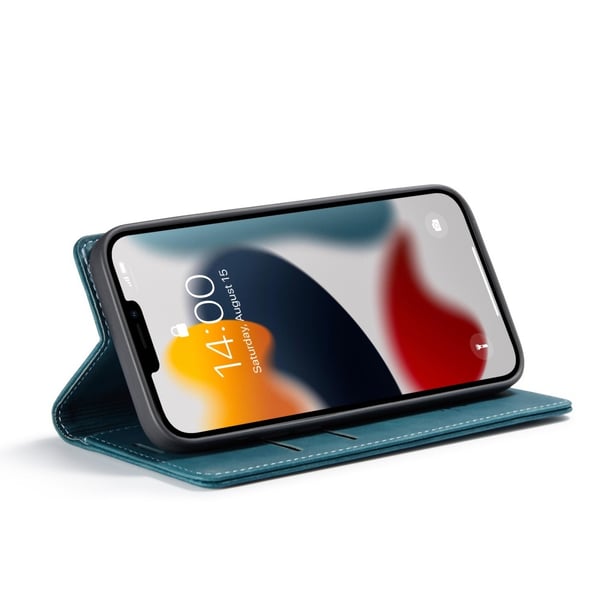 CaseMe Slim Plånboksfodral iPhone 13 Pro Blå