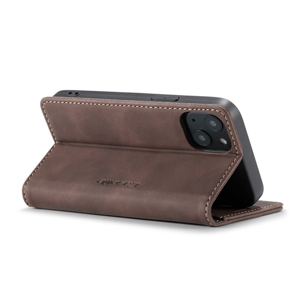 CaseMe Slim Plånboksfodral iPhone 13 Mini Brun