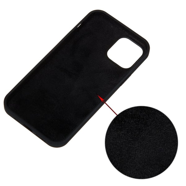 iPhone 13 Pro Max Skal Silikon Svart