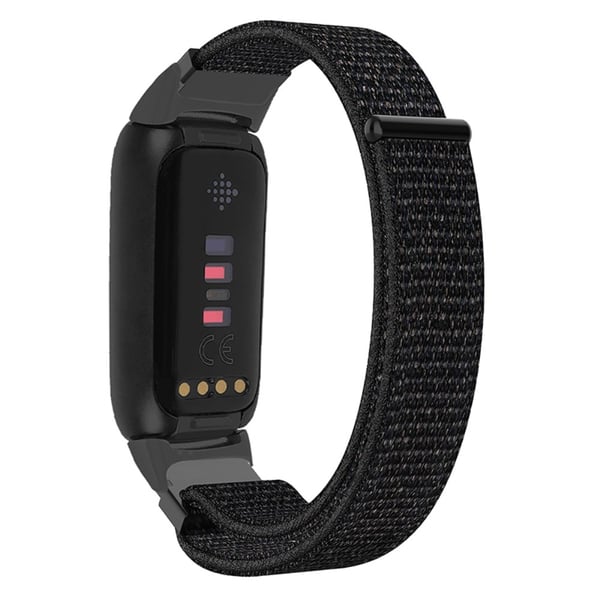 Nylonarmband Fitbit Luxe Svart