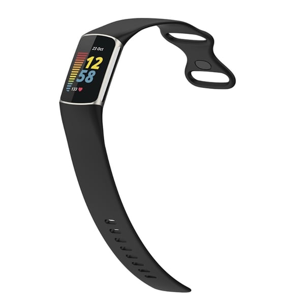 Silikonarmband Fitbit Charge 5 Svart
