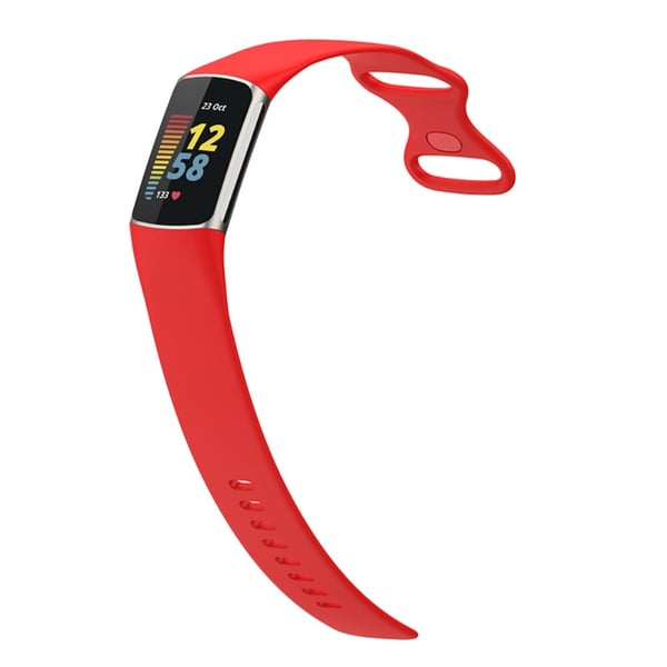 Silikonarmband Fitbit Charge 5 Röd