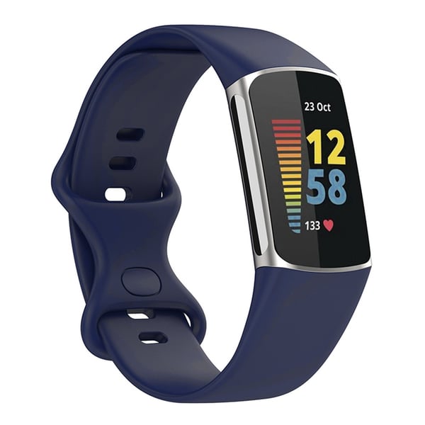 Silikonarmband Fitbit Charge 5 Mörkblå